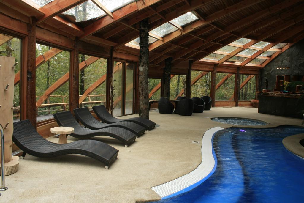 Huilo Huilo Nothofagus Hotel & Spa بويرتو فوي المظهر الخارجي الصورة